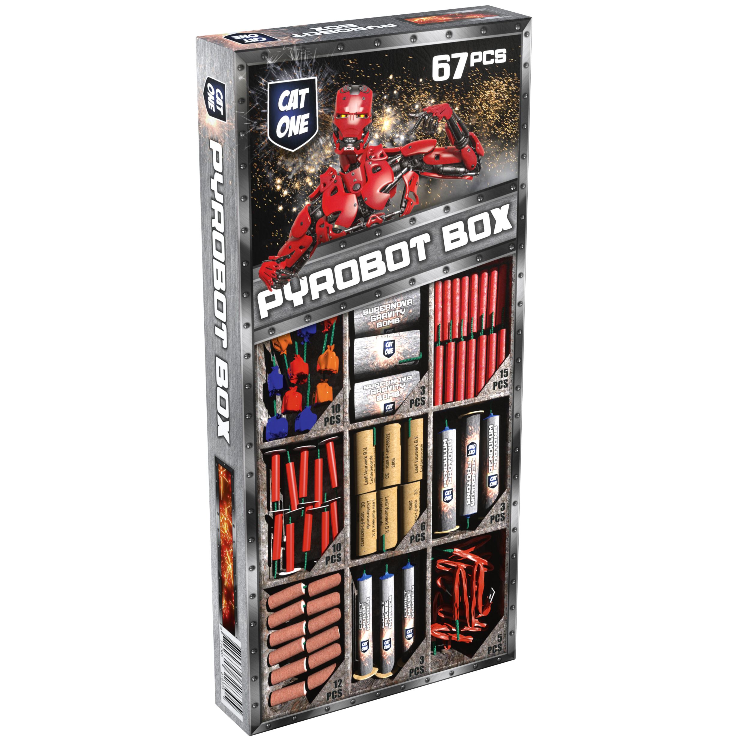 imagine-PYROBOT BOX 67 PCS